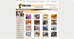Desktop Screenshot of mrelectricwholesale.com